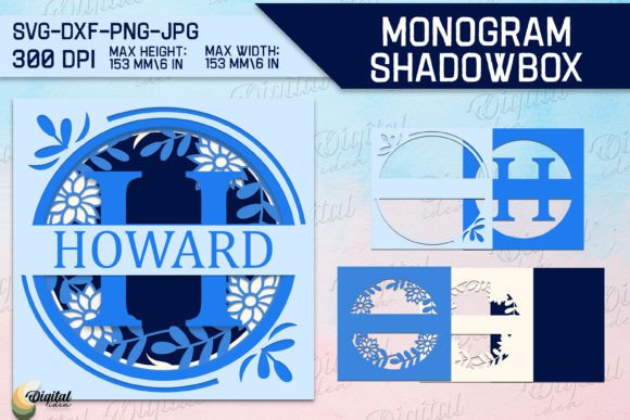 3D SVG Letter H: Shadow Box Asset Review