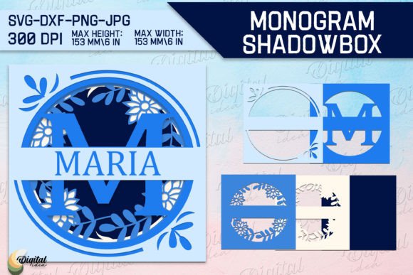 3D SVG Letter M for Shadow Boxes Brand Review