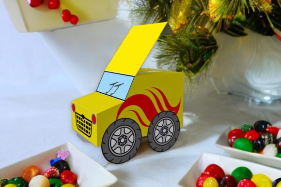 3D SVG Paper Toys: Monster Truck Favor Review