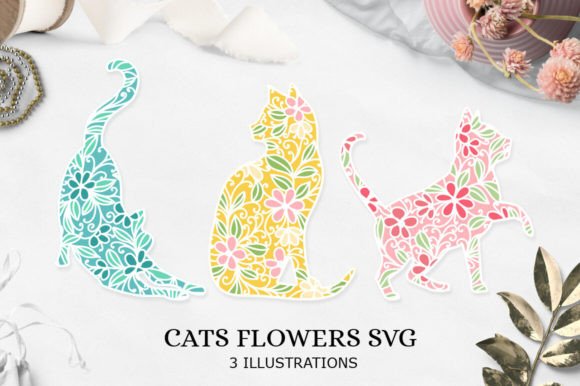 3D SVG Shapes: Layered Paper Cut Cats Review