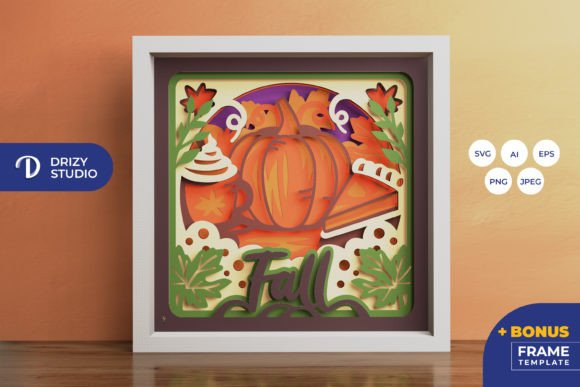 Autumn Apple Pie 3D SVG for Shadow Boxes Review