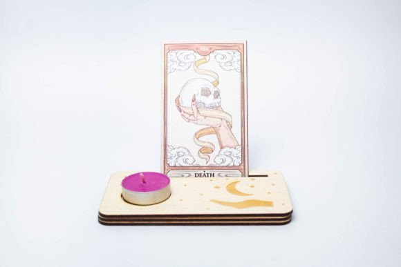 Crescent Moon Tarot 3D SVG for Lifestyle And Hobbies