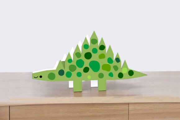 Dinosaur Favor 3D SVG: Shapes for Client Projects