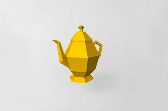 DIY Vintage Kettle 3D SVG for Unique Gift Boxes