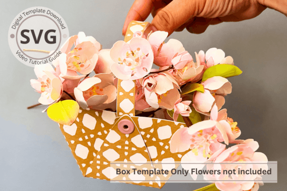 Easy 3D Paper Flower Basket SVG Review
