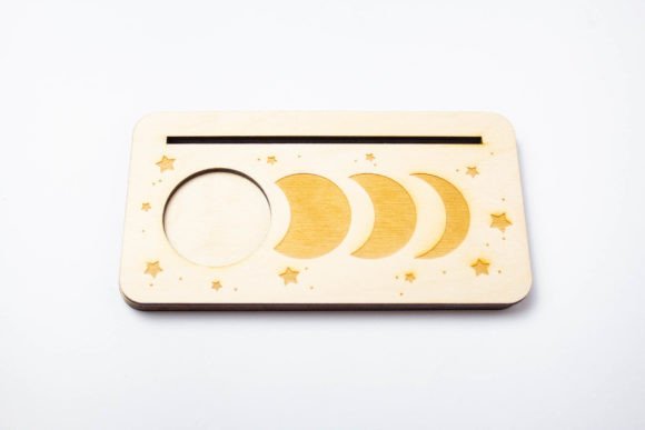 Moon Phases Tarot Holder: 3D SVG for Lifestyle And Hobbies