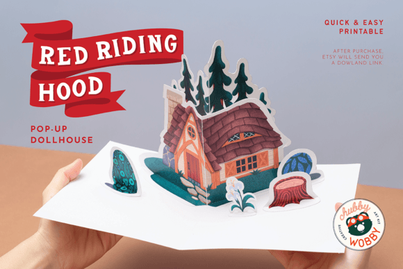 Red Riding Hood 3D SVG for Pop-Up Cards Review