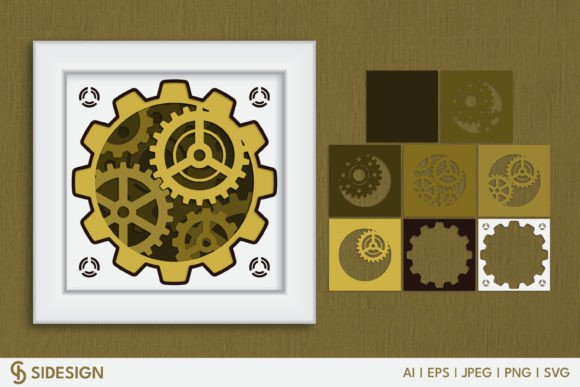 Steampunk 3D SVG for Shadow Boxes: A Seller Review