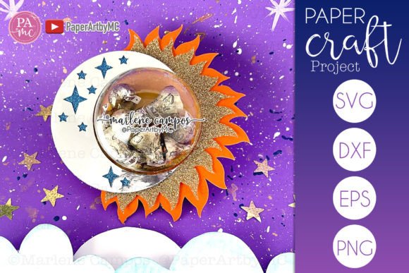 Sun and Moon Candy Holder Dome SVG: 3D Shapes Review