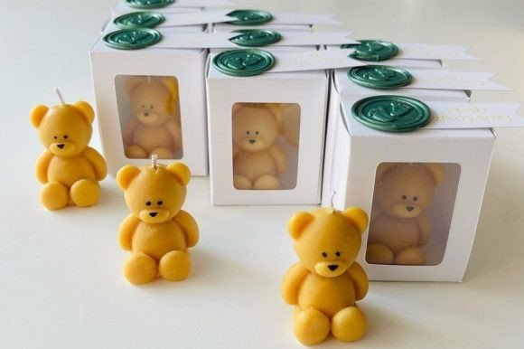 Teddy Bear Candles Box Template: 3D SVG Shapes Review