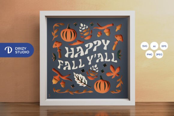 Vintage Autumn 3D SVG for Shadow Boxes Review